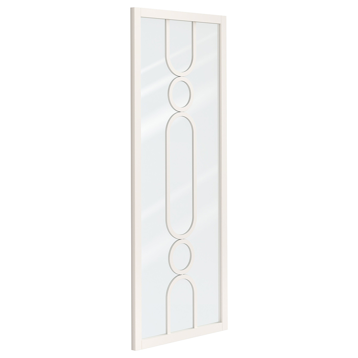 Binnendeur Skantrae SSL 14623 Blank Glas Wit Gelakt